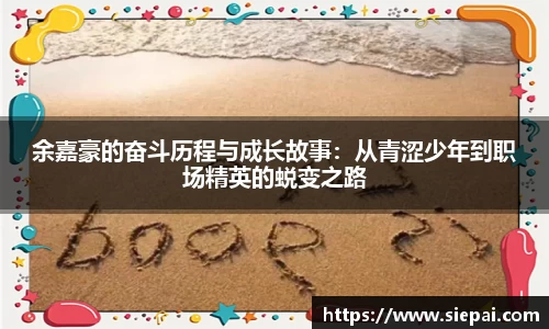 余嘉豪的奋斗历程与成长故事：从青涩少年到职场精英的蜕变之路